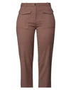 Nine:inthe:morning Nine In The Morning Woman Pants Brown Size 27 Polyester, Wool, Elastane In Brown