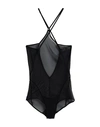 Knwls Woman Bodysuit Black Size M Polyamide, Elastane In Black