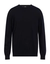 Alpha Studio Man Sweater Midnight Blue Size 44 Cashmere