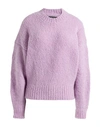 Isabel Marant Woman Sweater Lilac Size 10 Mohair Wool, Polyamide In Purple
