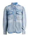 Isabel Marant Étoile Marant Étoile Woman Denim Shirt Light Blue Size 10 Lyocell In Blue
