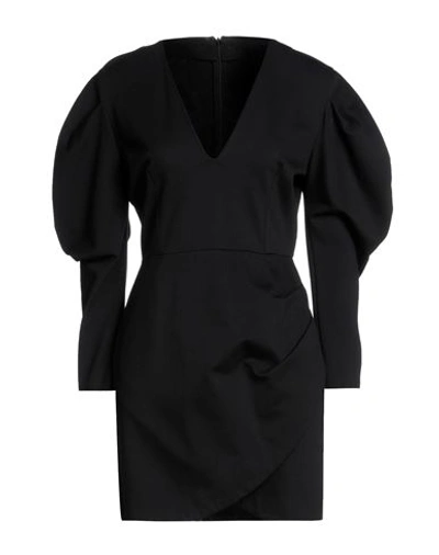 Suoli Woman Mini Dress Black Size 4 Viscose, Polyester, Elastane