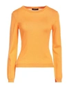 Aragona Woman Sweater Mandarin Size 8 Merino Wool