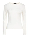 Aragona Woman Sweater Ivory Size 10 Merino Wool In White