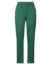 Hanita Woman Pants Green Size 12 Polyester, Elastane