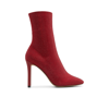 Aldo Delylah Rhinestone Heeled Ankle Boots In Red