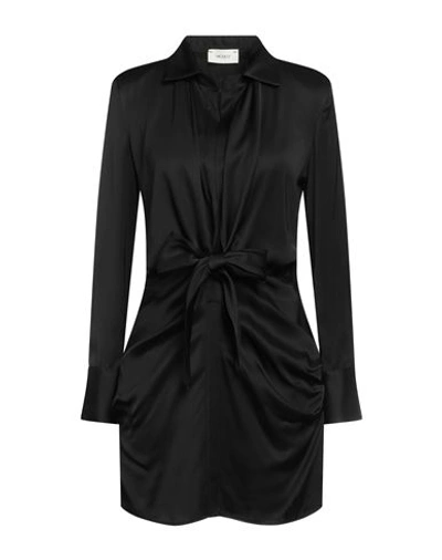Vicolo Woman Short Dress Black Size M Viscose In Black