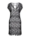 Elisa Cavaletti By Daniela Dallavalle Woman Mini Dress Black Size 4 Acrylic, Polyamide