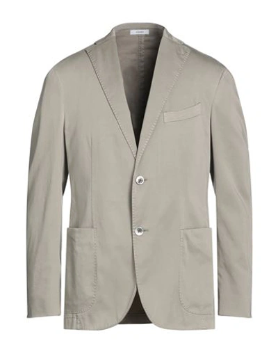 Boglioli Man Suit Jacket Military Green Size 38 Lyocell, Cotton, Elastane In Green