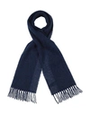 Armani Exchange Woman Scarf Blue Size - Alpaca Wool, Mohair Wool, Wool, Polyamide