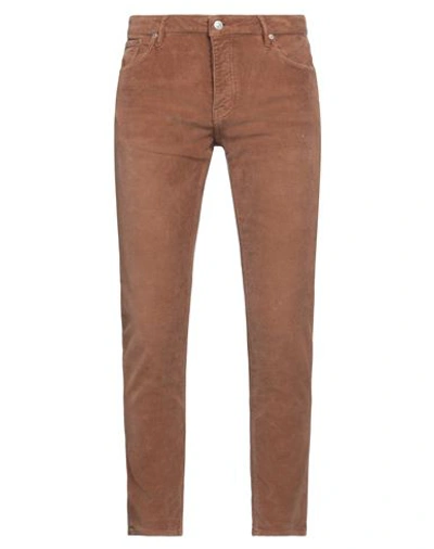 Haikure Man Pants Camel Size 32 Cotton, Elastane In Beige