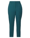 Niū Woman Pants Deep Teal Size L Polyester, Viscose, Elastane In Green