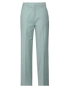 Beatrice B Beatrice .b Woman Pants Sage Green Size 10 Virgin Wool, Polyester, Viscose, Elastane, Silk In Sage Green