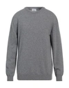 Heritage Man Sweater Grey Size 46 Wool, Cashmere