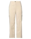 Theory Woman Pants Beige Size 12 Polyester