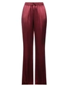 Mauro Grifoni Woman Pants Burgundy Size 10 Viscose In Red