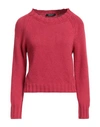 ARAGONA ARAGONA WOMAN SWEATER FUCHSIA SIZE 4 CASHMERE