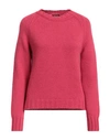 Aragona Woman Sweater Magenta Size 8 Cashmere