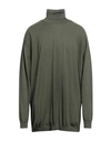 Société Anonyme Man Turtleneck Military Green Size Onesize Virgin Wool