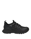 Fitflop Woman Sneakers Black Size 7 Soft Leather, Textile Fibers