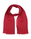 Fiorio Woman Scarf Red Size - Viscose, Modal, Wool