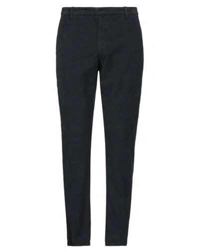 Dondup Man Pants Midnight Blue Size 36 Cotton, Elastane