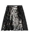 Silvian Heach Woman Mini Skirt Black Size 6 Polyester