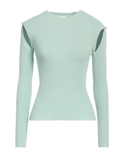 Vicolo Woman Sweater Light Green Size Onesize Viscose, Polyester In Green