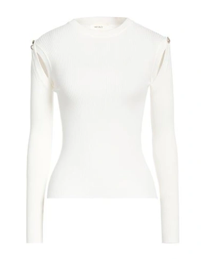 Vicolo Woman Sweater White Size Onesize Viscose, Polyester
