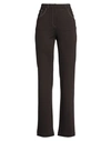 Beatrice B Beatrice .b Woman Pants Dark Brown Size 10 Viscose, Nylon, Elastane