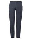 Incotex Man Pants Navy Blue Size 38 Cotton, Elastane