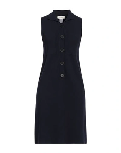 Vicolo Woman Mini Dress Midnight Blue Size Onesize Viscose, Polyester