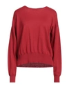 Aragona Woman Sweater Red Size 8 Wool