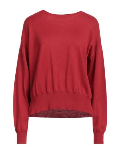 Aragona Woman Sweater Red Size 8 Wool