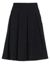 Rrd Woman Mini Skirt Black Size 6 Polyamide, Elastane In Black