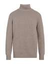 Aragona Man Turtleneck Dove Grey Size 38 Wool, Cashmere