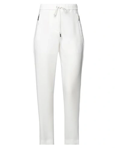 Costume National Woman Pants White Size 2 Polyester