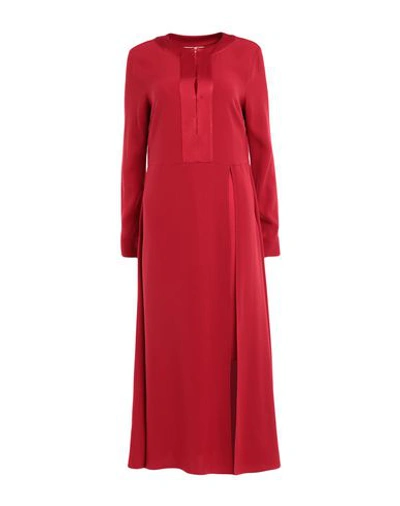 Twinset Woman Mini Dress Red Size 12 Acetate, Viscose, Polyester
