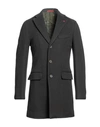 Isaia Man Coat Dark Green Size 40 Wool, Cupro