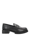CULT CULT WOMAN LOAFERS BLACK SIZE 10 SOFT LEATHER