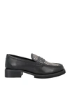 Cult Woman Loafers Black Size 7 Soft Leather In Black