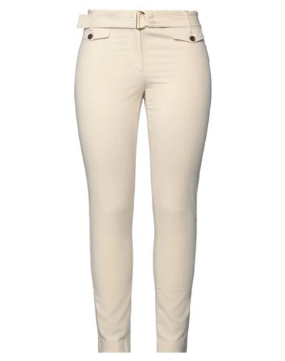 Calvin Klein Woman Pants Cream Size 2 Polyester, Viscose, Elastane In White