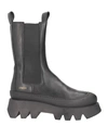 Copenhagen Studios Woman Ankle Boots Black Size 12 Soft Leather In Black