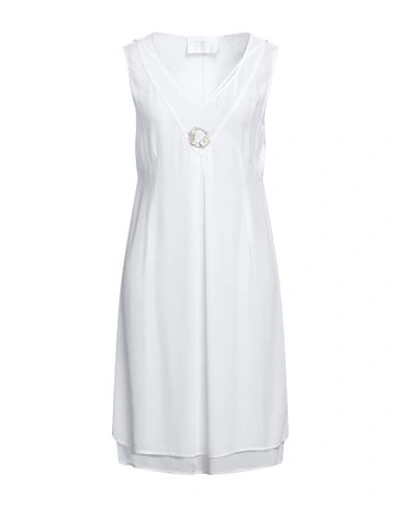 Elisa Cavaletti By Daniela Dallavalle Woman Short Dress White Size 10 Viscose