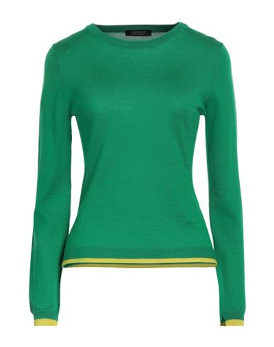 Aragona Woman Sweater Green Size 10 Merino Wool