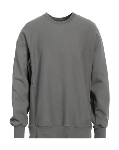 Champion Man Sweatshirt Military Green Size S Cotton, Polyester