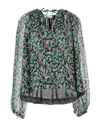 Roseanna Woman Blouse Green Size 6 Silk In Green