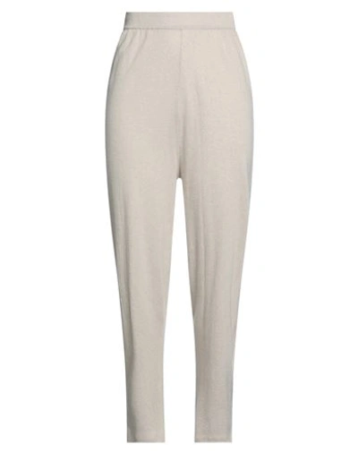 Soallure Woman Pants Sand Size S Viscose, Wool, Polyamide, Cashmere In Beige