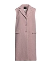 Marciano Woman Coat Pastel Pink Size 10 Polyester, Wool, Viscose