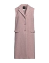 Marciano By Guess Woman Coat Antique Rose Size 8 Polyester, Wool, Viscose In Pink